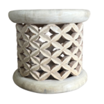 tribal twist side table
