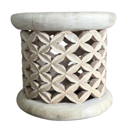 tribal twist side table