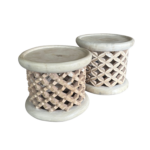 tribal twist side table