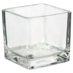 glass clear cube