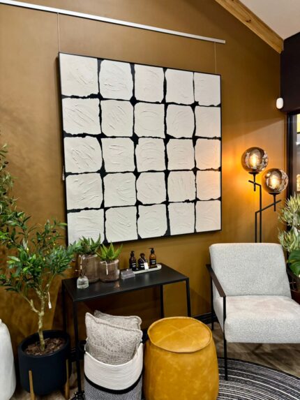 block matrix 3d wall art