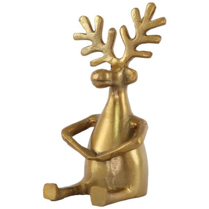 gold deer hands
